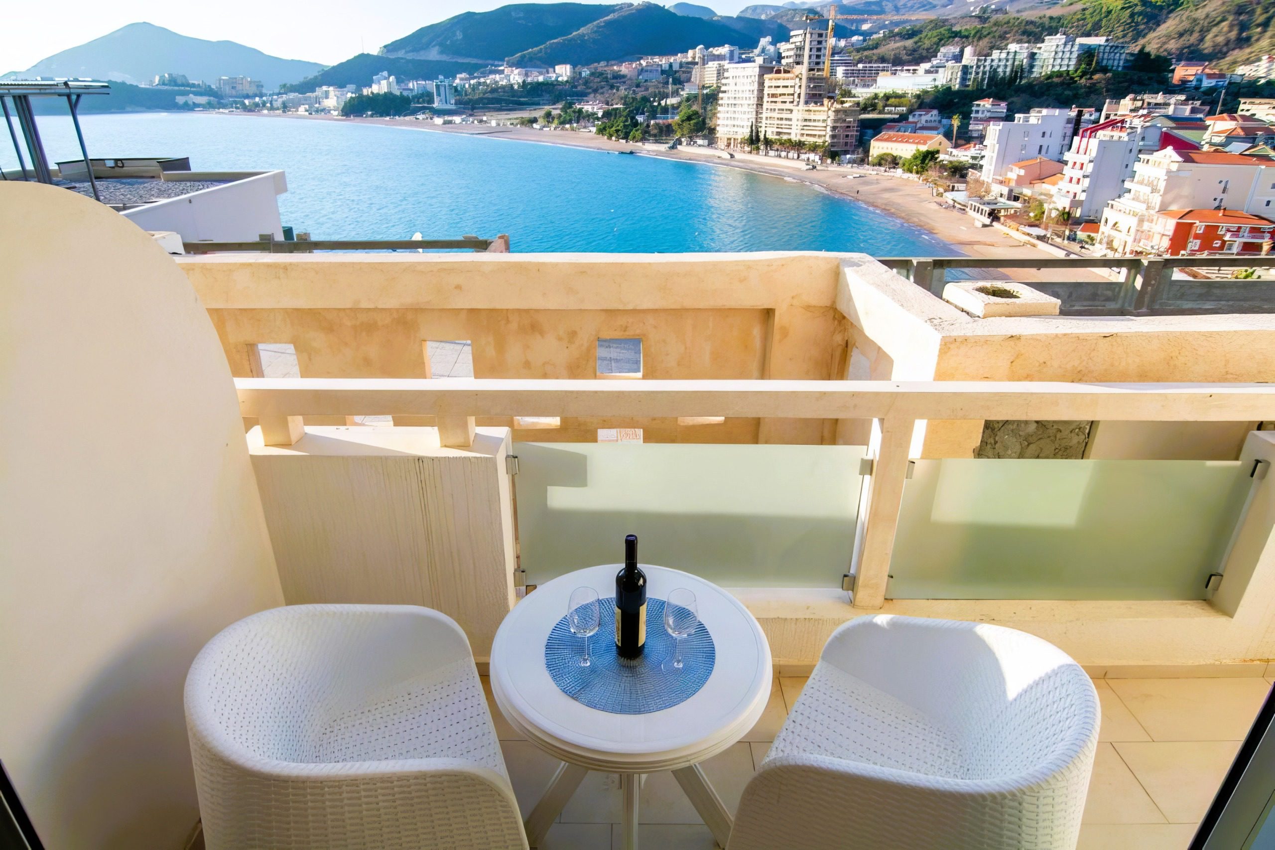 Spacious Beachfront Apartment in Rafailovici — Montenegro