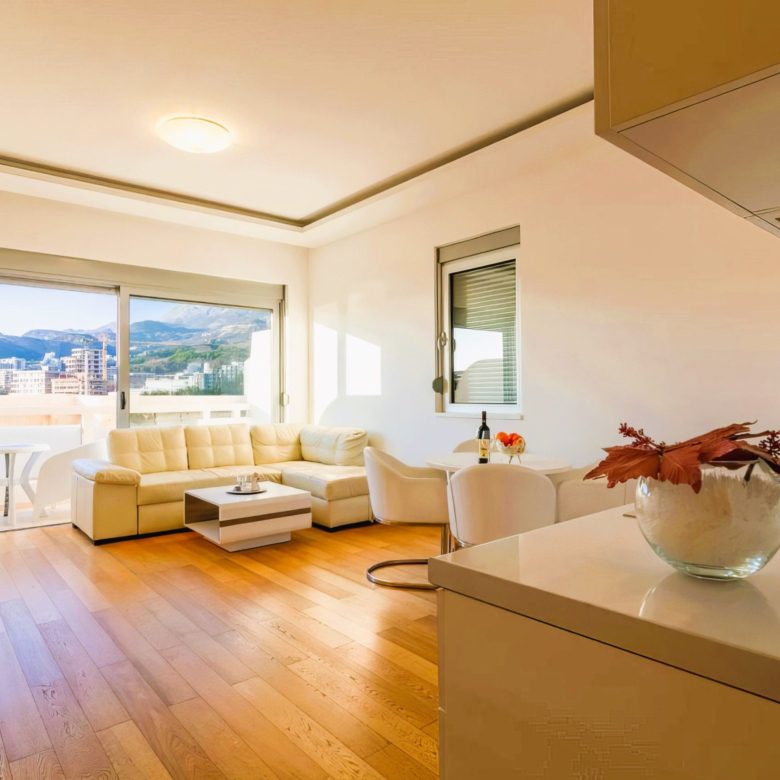 Spacious Beachfront Apartment in Rafailovici — Montenegro