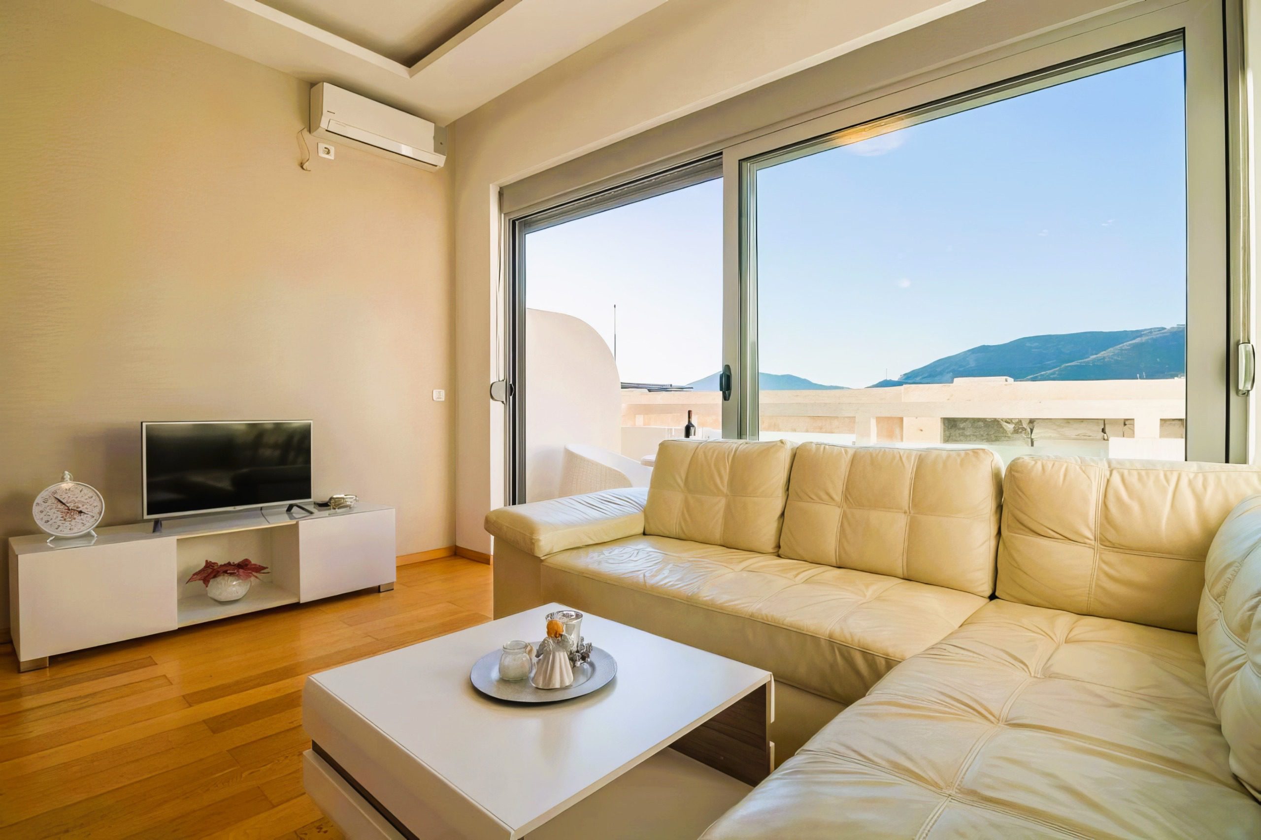 Spacious Beachfront Apartment in Rafailovici — Montenegro