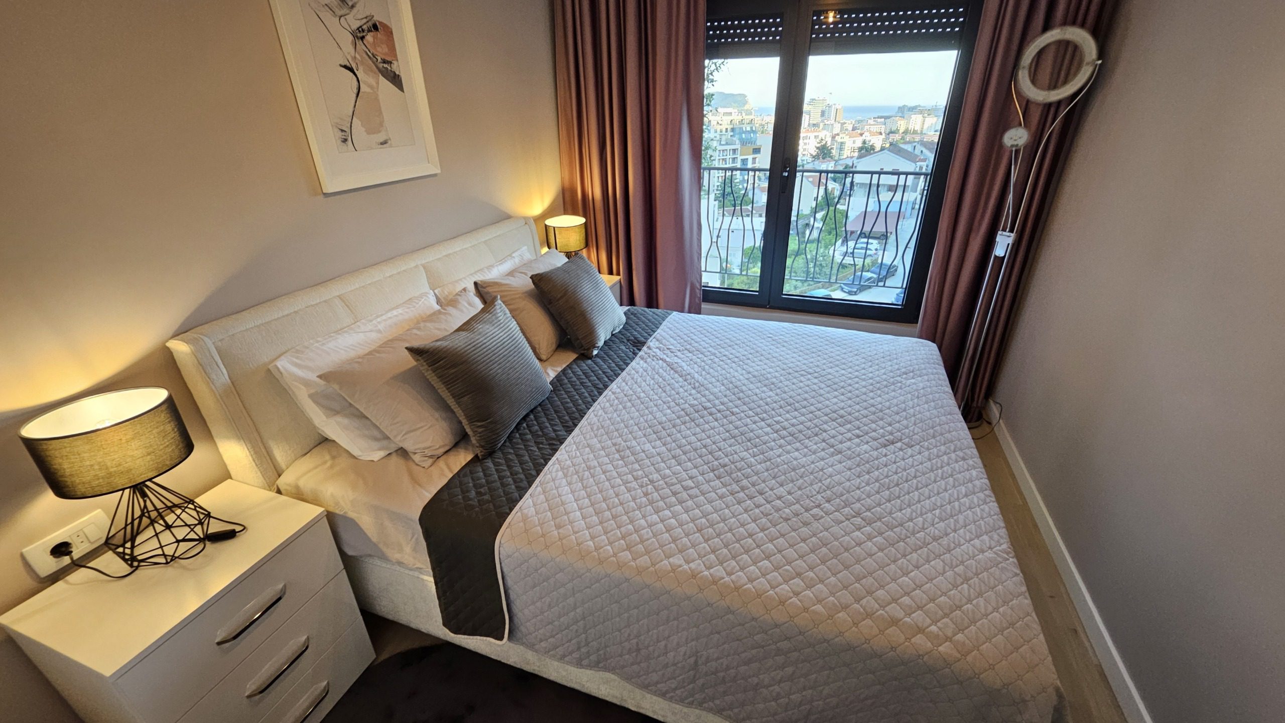 Modern Furnished Apartment with Sea View in Budva — Montenegro