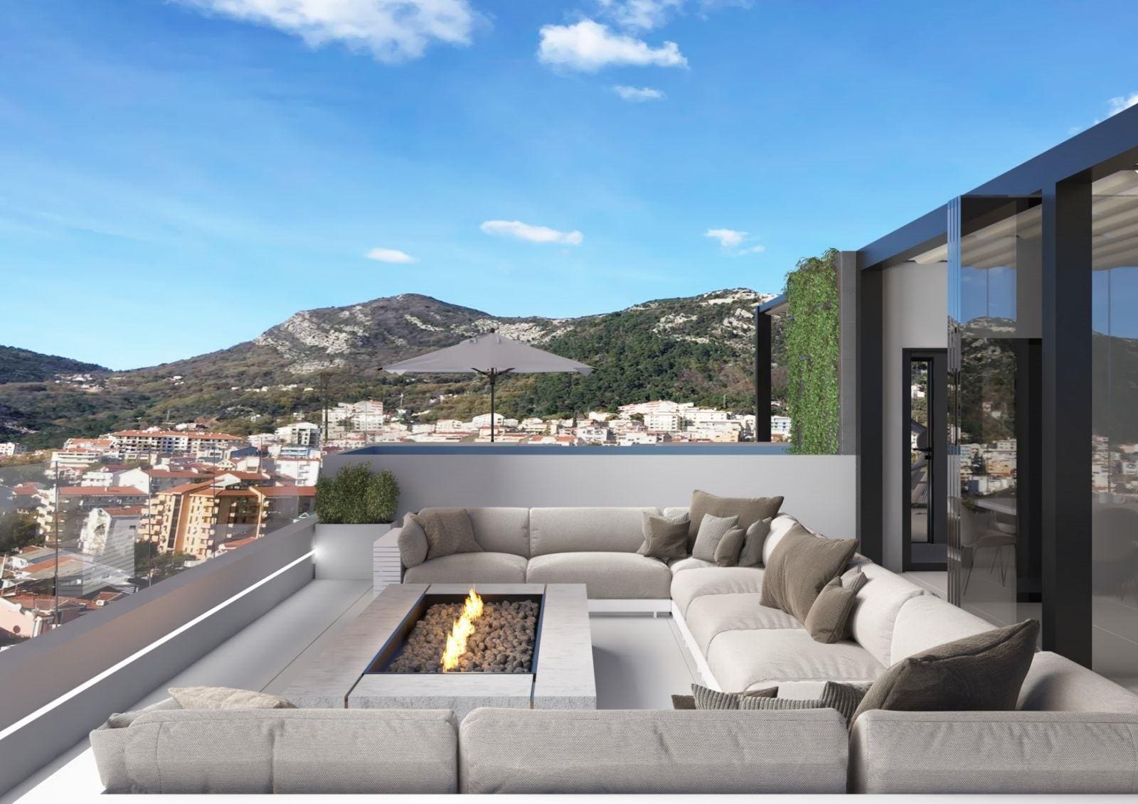 Luxurious Penthouse in Budva with Panoramic Views — Montenegro