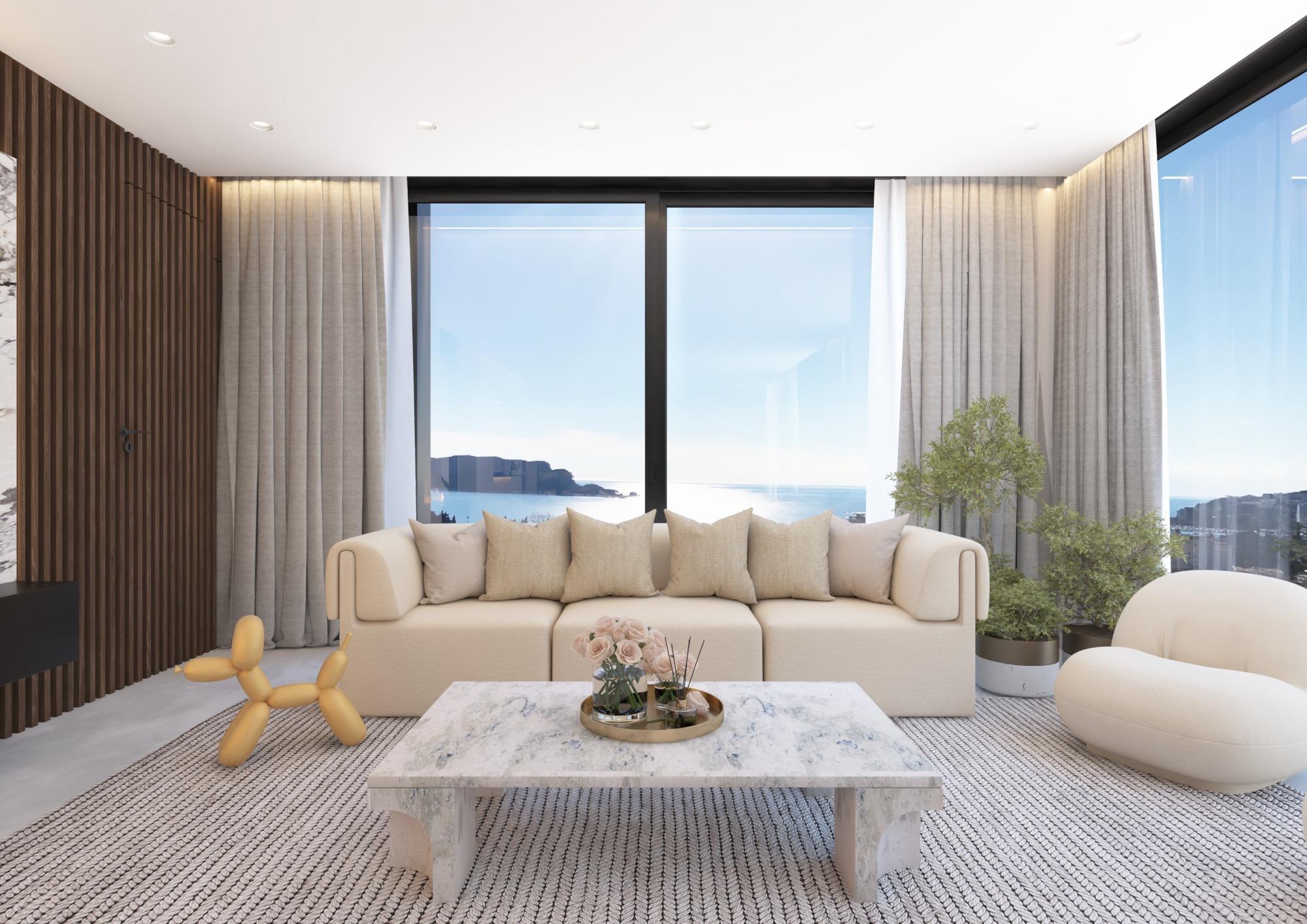 Luxurious Penthouse in Budva with Panoramic Views — Montenegro