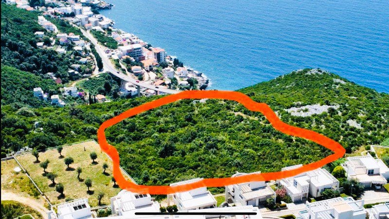 Building Plots with Sea Views for Sale in Dobra Voda — Montenegro