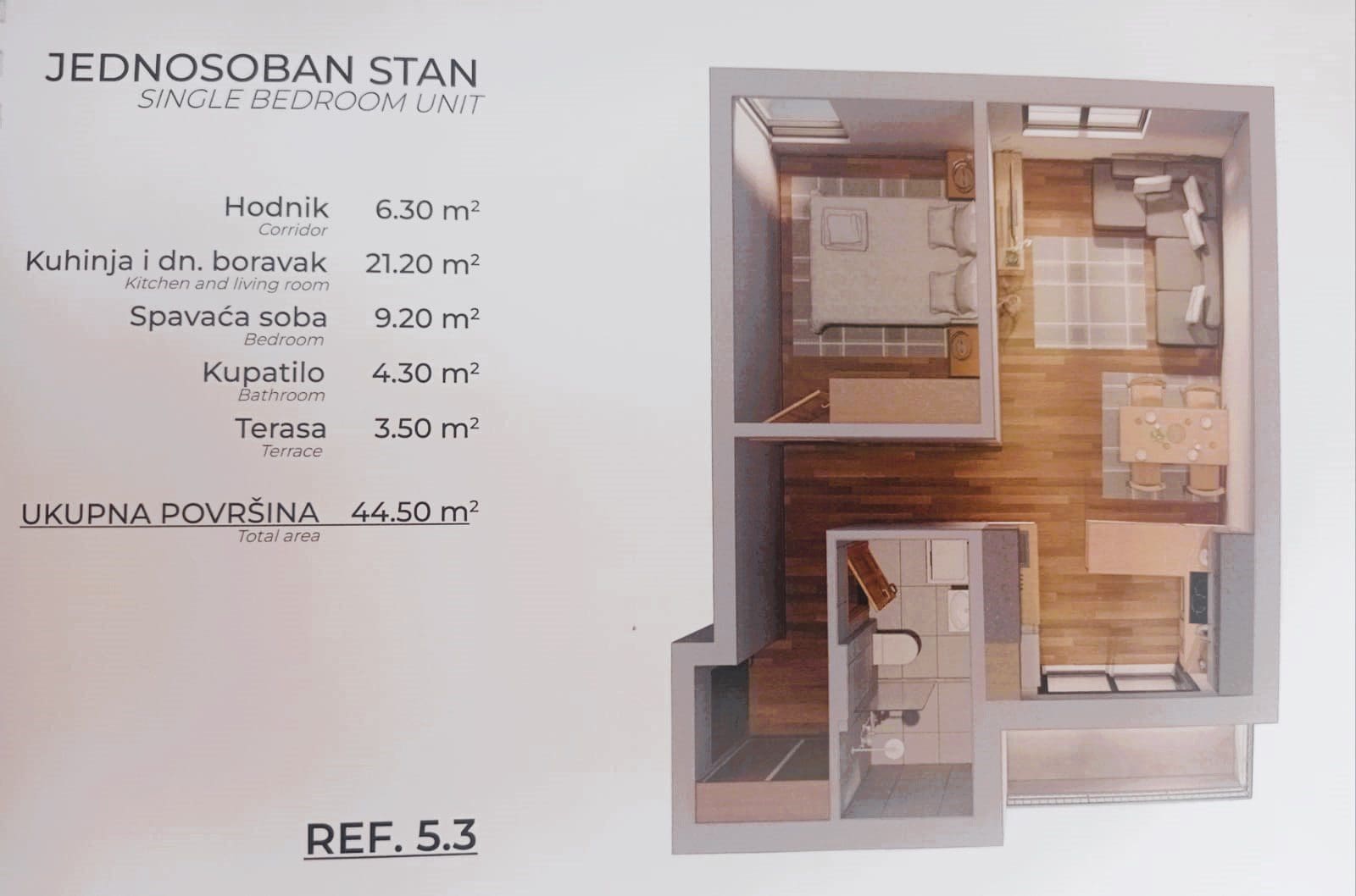 New 1-Bedroom Apartment for Sale in Bar — Montenegro