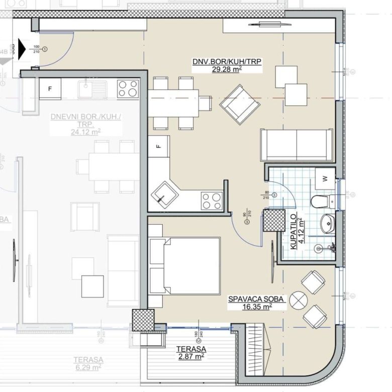 1-Bedroom Apartments for Sale in Bar, Montenegro