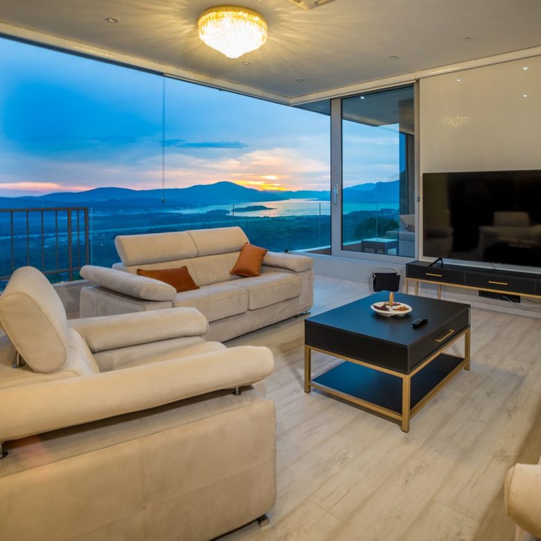 Stunning New Villa with Spectacular Views of Tivat Bay — Montenegro