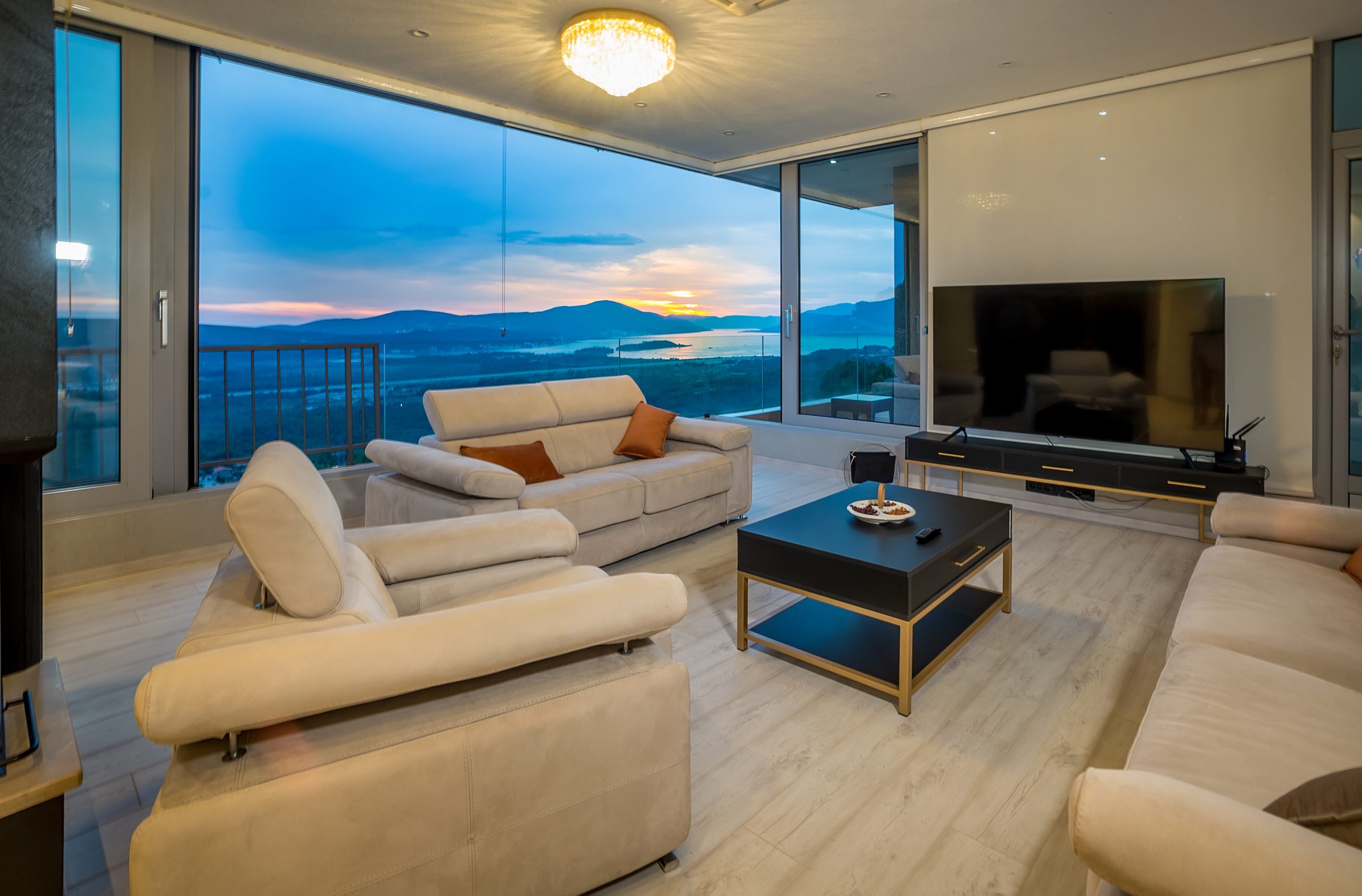 Stunning New Villa with Spectacular Views of Tivat Bay — Montenegro