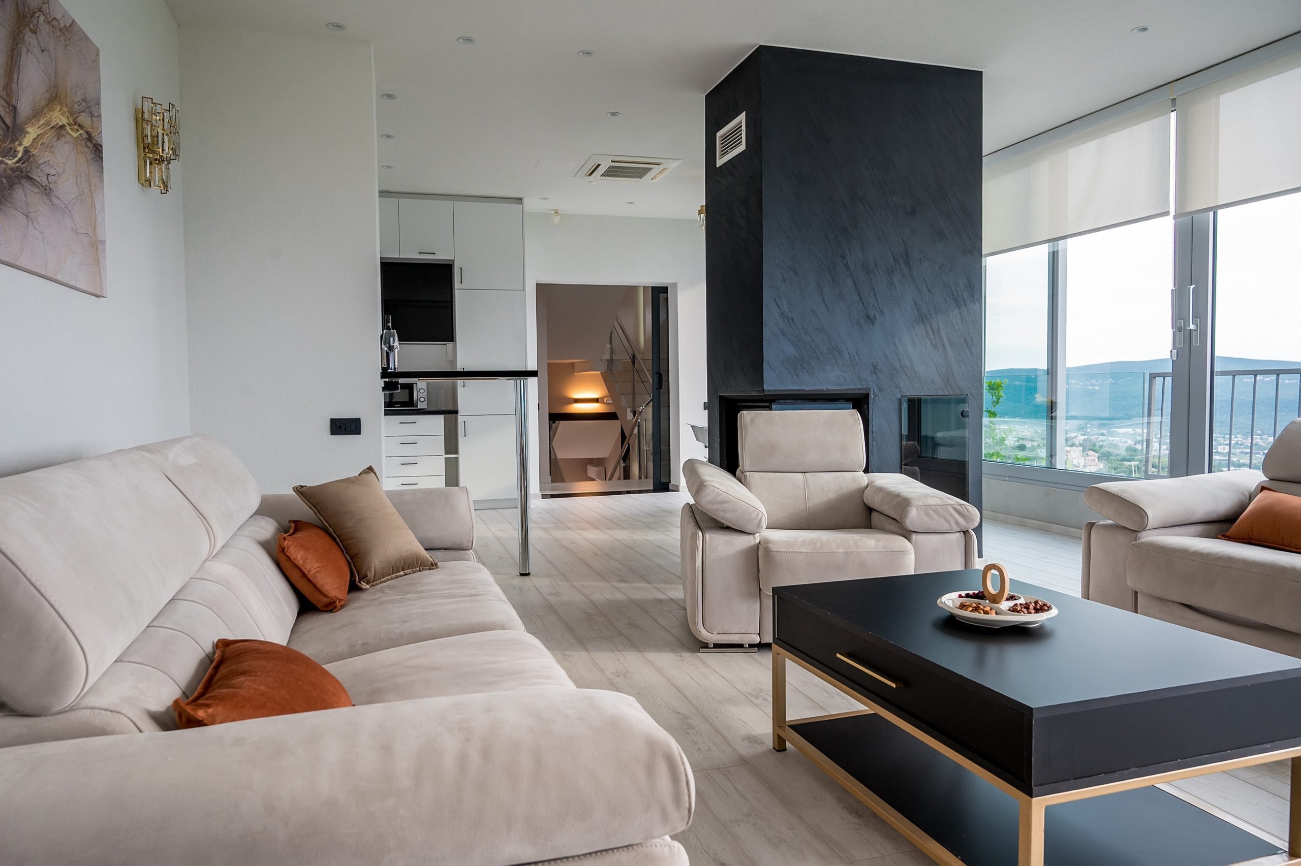 Stunning New Villa with Spectacular Views of Tivat Bay — Montenegro