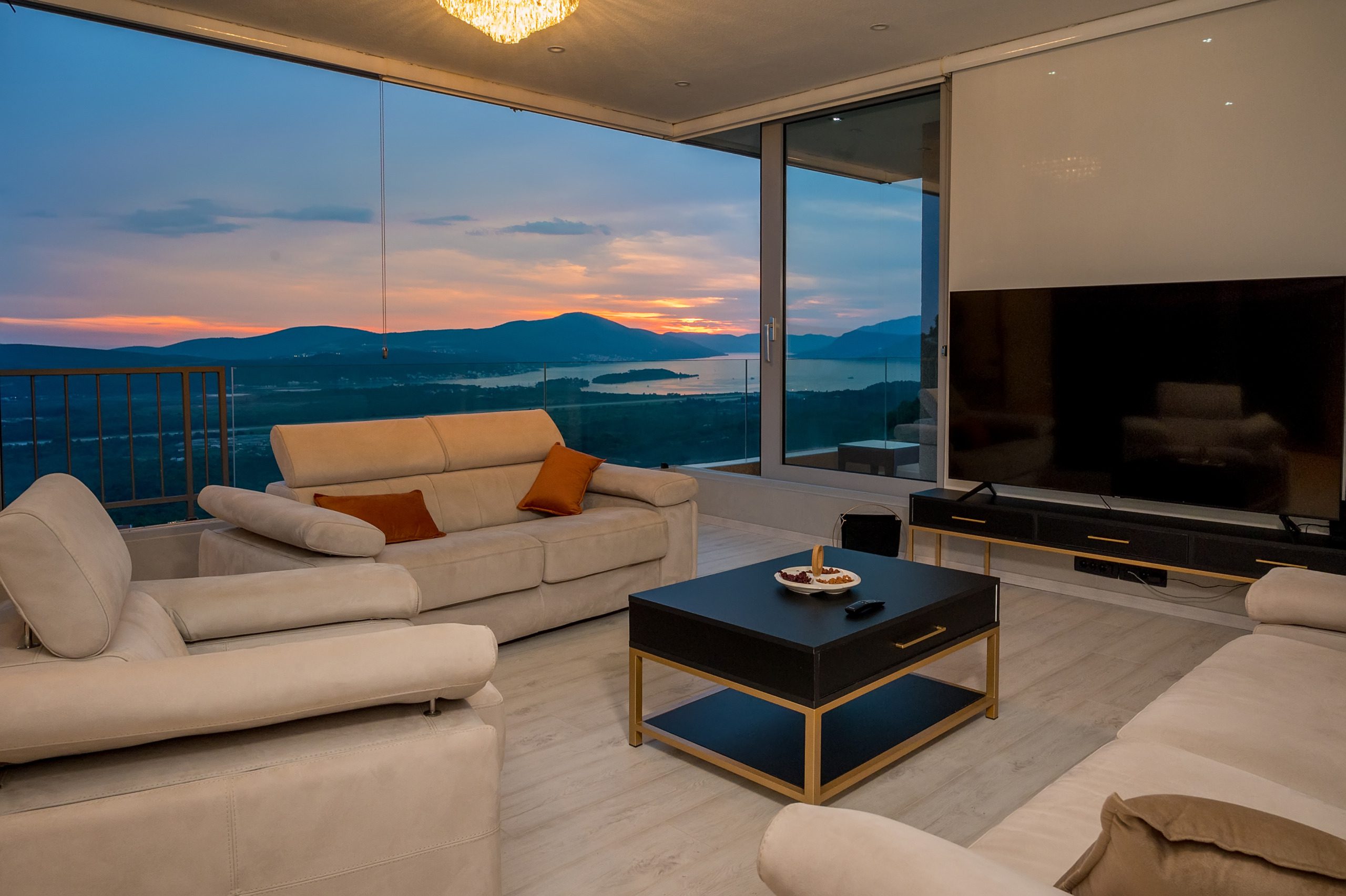 Stunning New Villa with Spectacular Views of Tivat Bay — Montenegro