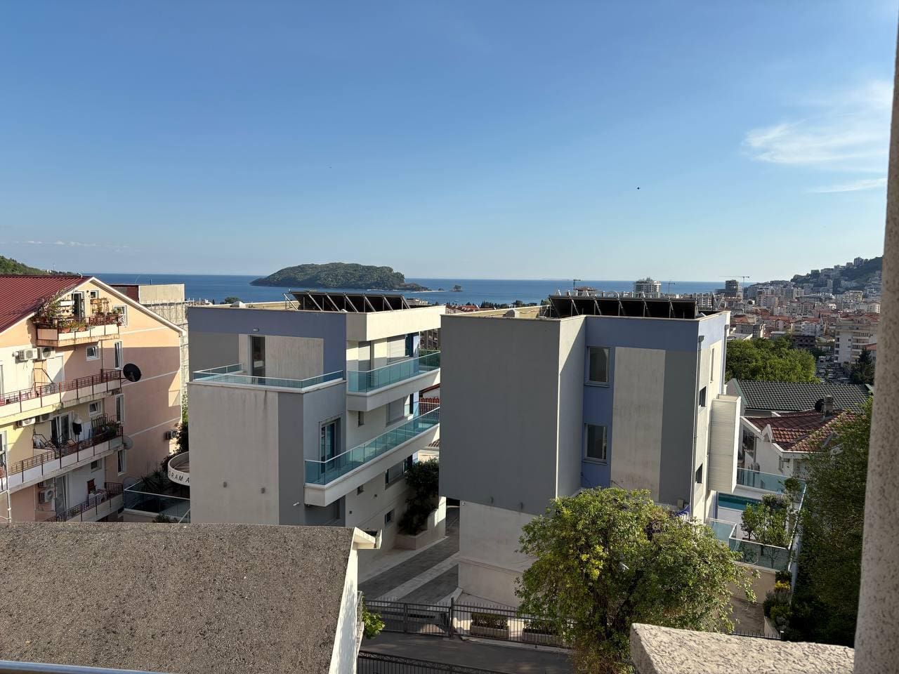 Duplex Apartment for Sale in Budva Lazi – Stunning Sea View and Garage Included — Montenegro