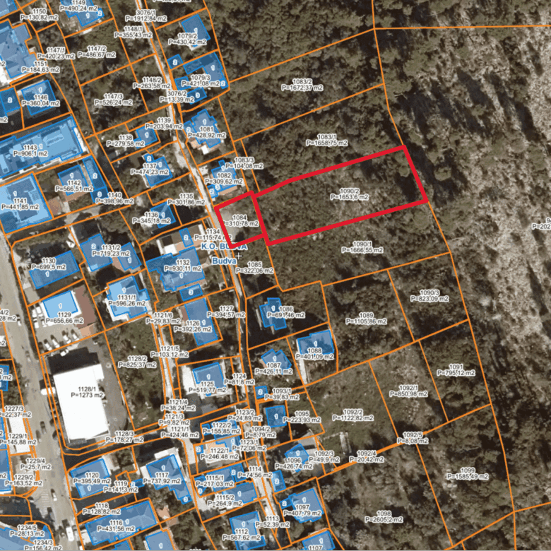 🌅 Land for Sale in Budva – Prime Development Plots in Podkošljun — Budva
