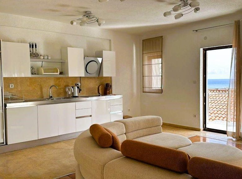 Spacious 124m² Sea View Apartment for Sale in Budva Lazi-In Process of Legalization — Montenegro