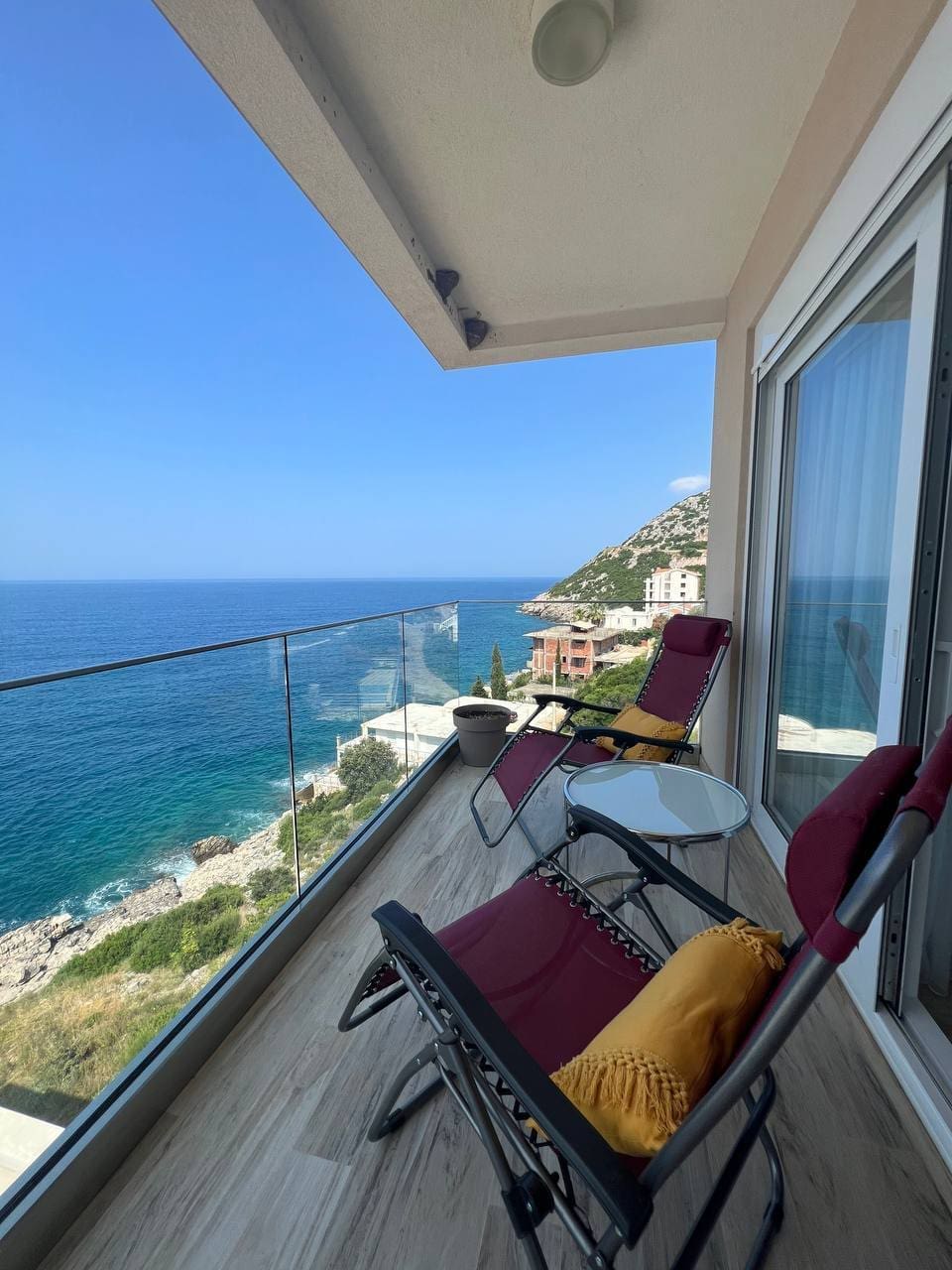 Dobra Voda Top Floor 2 Bed Sea View Apt | 87m² 🌊 — Montenegro