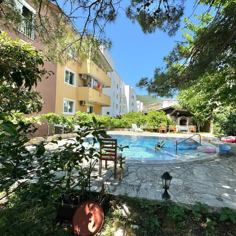Apartment for Sale in Budva – 65 m², Pool, Secure — Montenegro