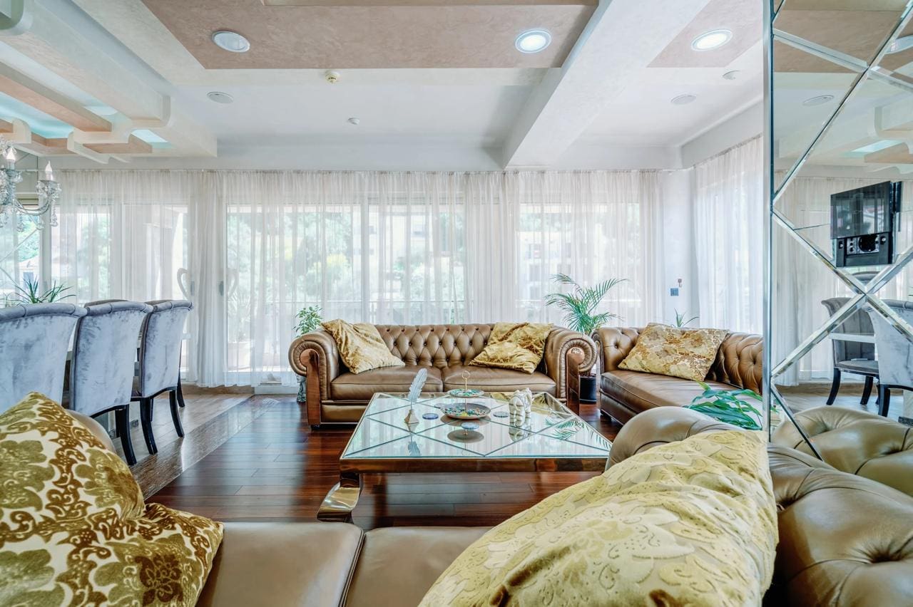 Penthouse for Sale in Budva – Luxury Rooftop Villa with Pool & Sea View — Montenegro