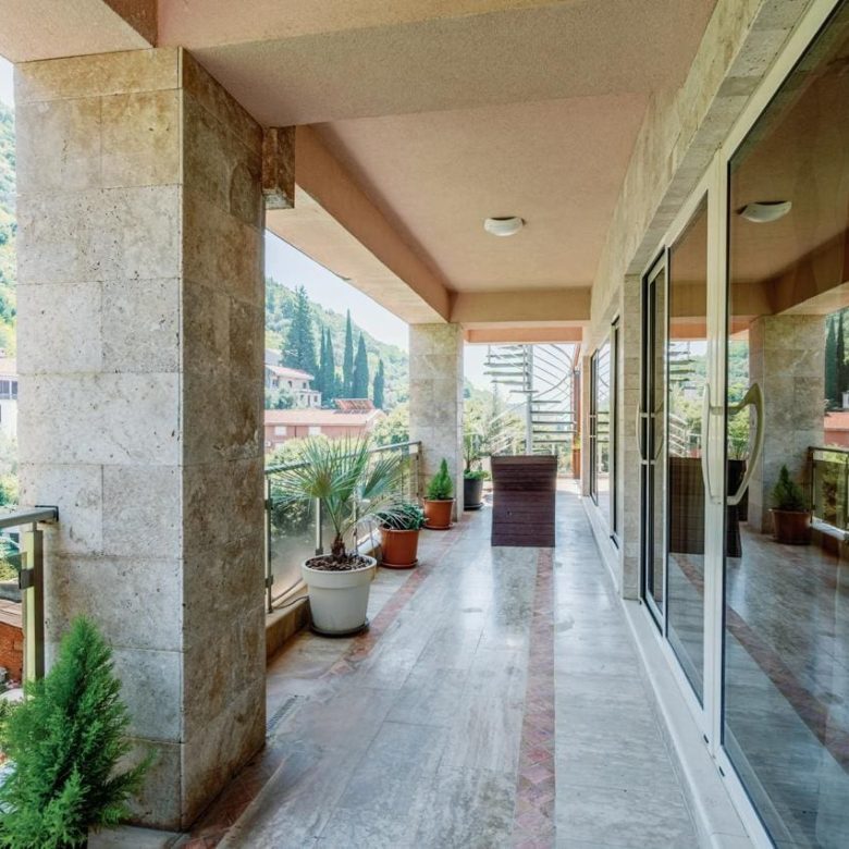 Penthouse for Sale in Budva – Luxury Rooftop Villa with Pool & Sea View — Montenegro