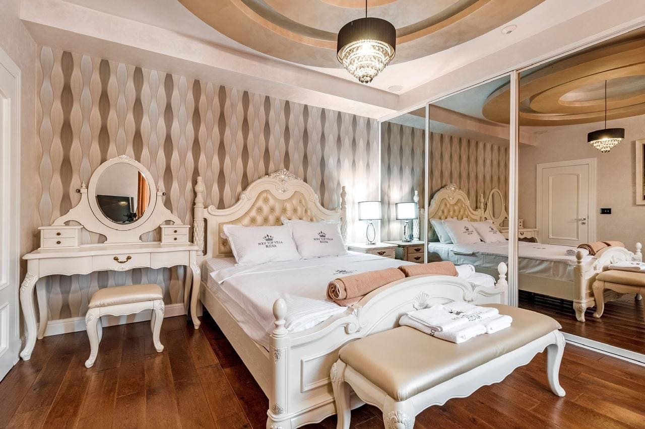 Penthouse for Sale in Budva – Luxury Rooftop Villa with Pool & Sea View — Montenegro