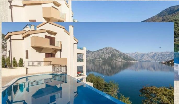 Mini Hotel Kotor Bay – Anahtar Teslim Deniz Manzaralı İşletme Satılık, Morinj — Karadağ