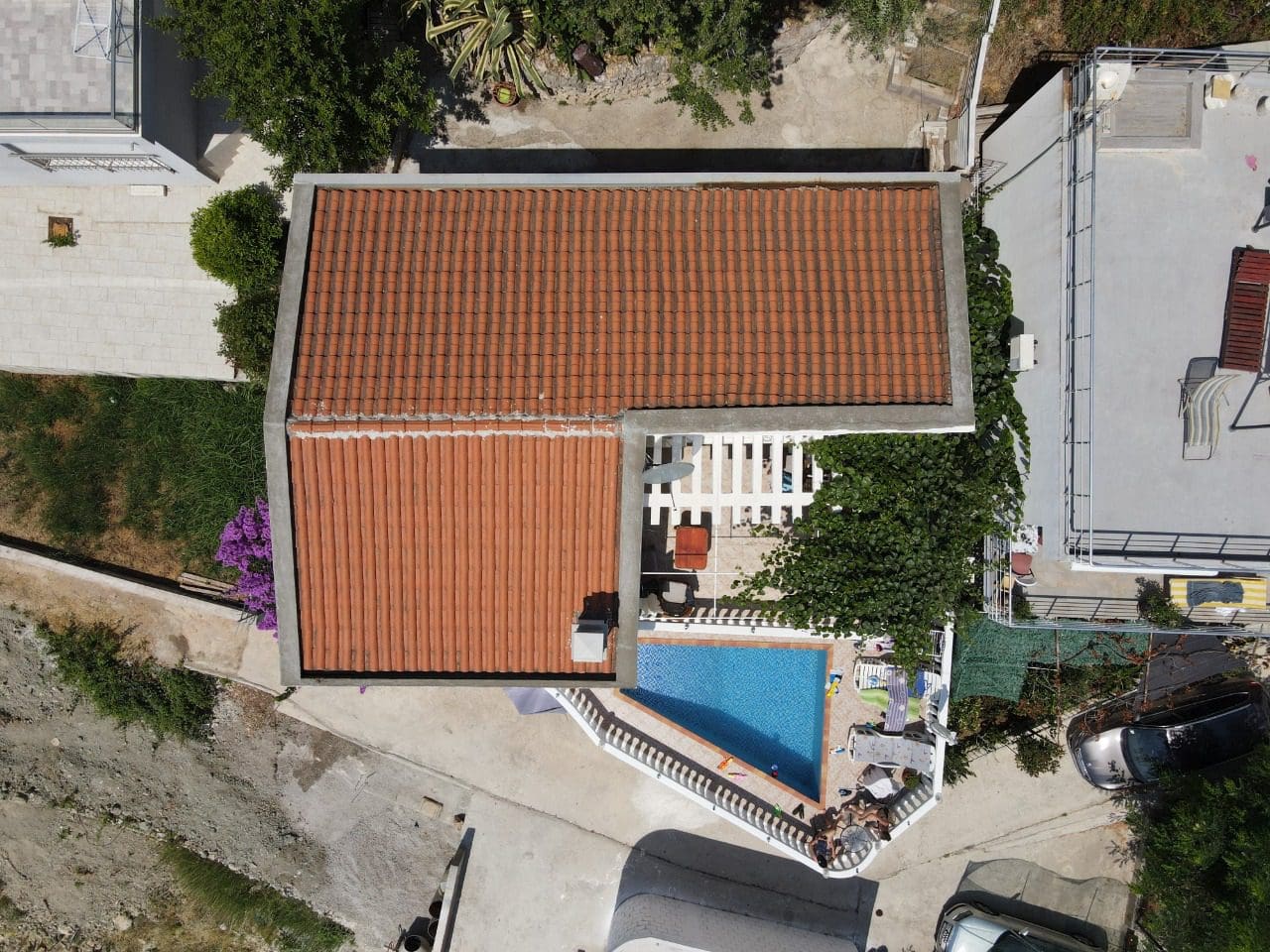 Charming 3-Bedroom Villa for Sale in Ulcinj - Kruce with Pool & Sea View — Montenegro