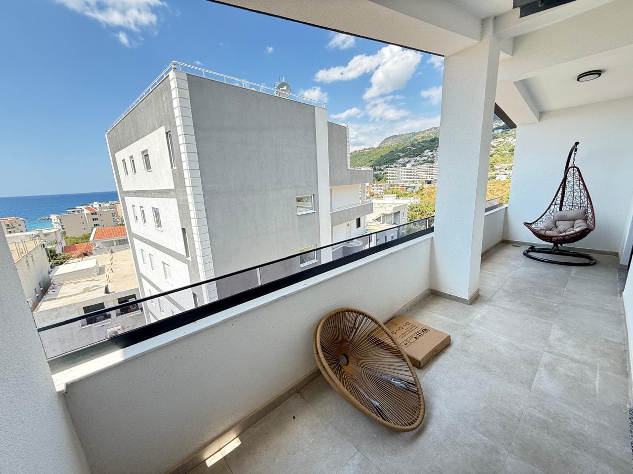 Apartment in Dobra Voda Montenegro – 68m², Furnished with Sea View — Montenegro
