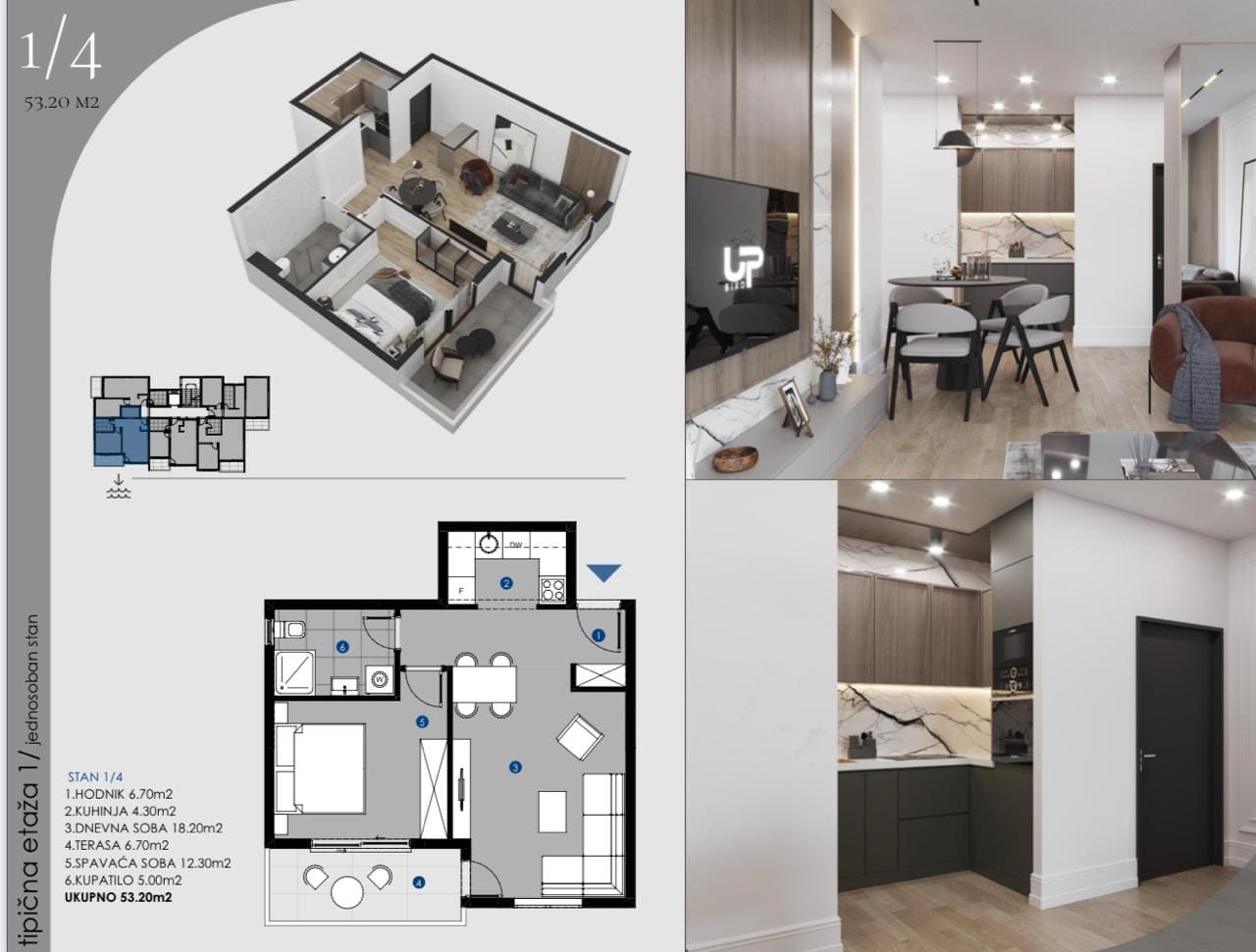 🏡 Apartment for Sale in Dobra Voda Montenegro – 53m² — Montenegro