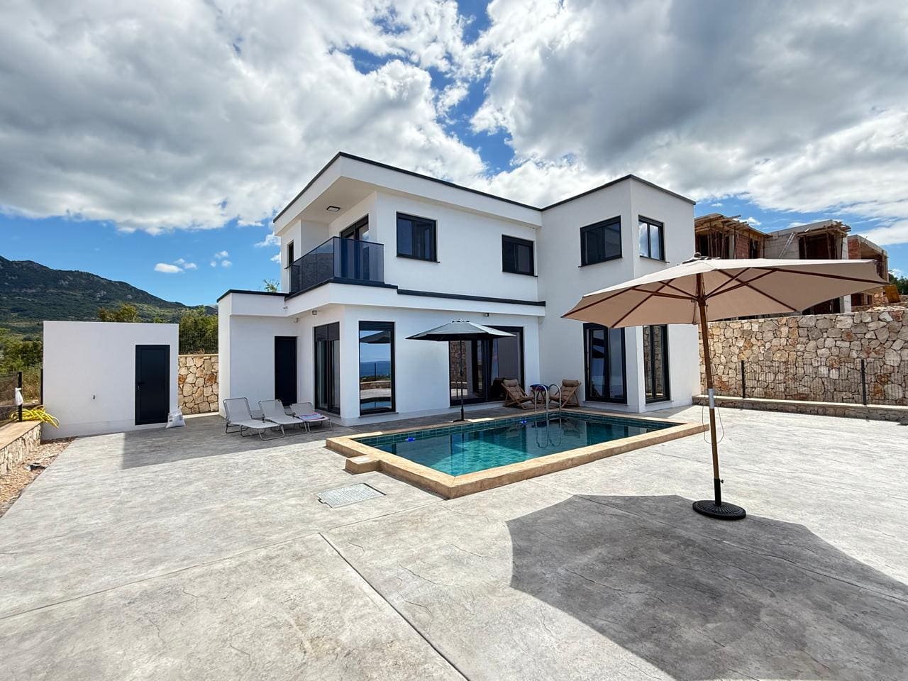 Modern Villa in Dobra Voda – 127m², Furnished, Pool — Montenegro