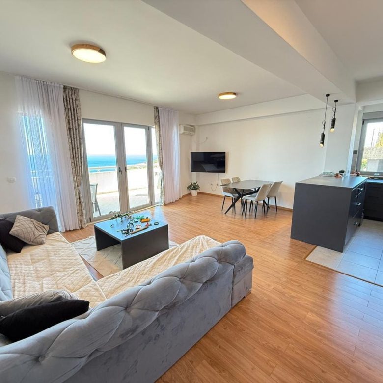 Dobra Voda Apartment with Sea View – 129 m², 3 Bedrooms, Parking & Installment Plan — Montenegro