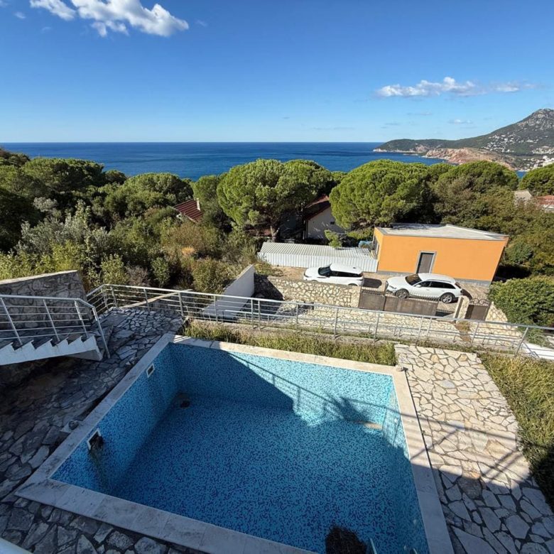 Bar Ratac House with Panoramic Sea View – 150 m², Pool & Parking — Montenegro
