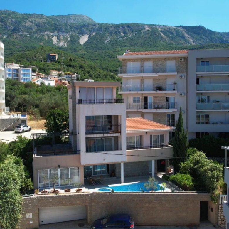 Villa with Sea View in Becici – 495 m² Elegant Home with Pool — Montenegro