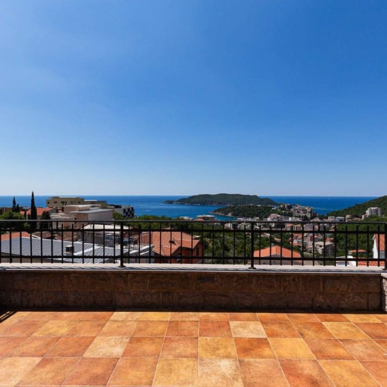 Villa with Sea View in Becici – 495 m² Elegant Home with Pool — Montenegro