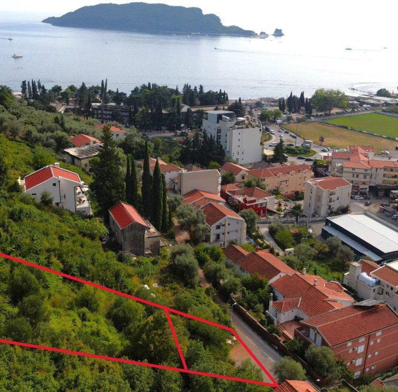Land Parcel with Sea View in Budva – 1,967 m² Prime Plot