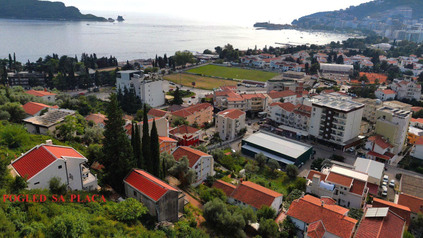 Land Parcel with Sea View in Budva – 1,967 m² Prime Plot — Budva
