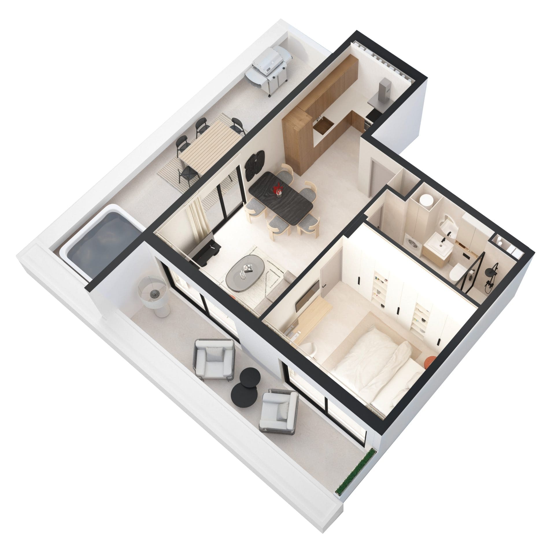 🏡House by the Sea Tivat – Luxury Apartments with Sea Views — Montenegro