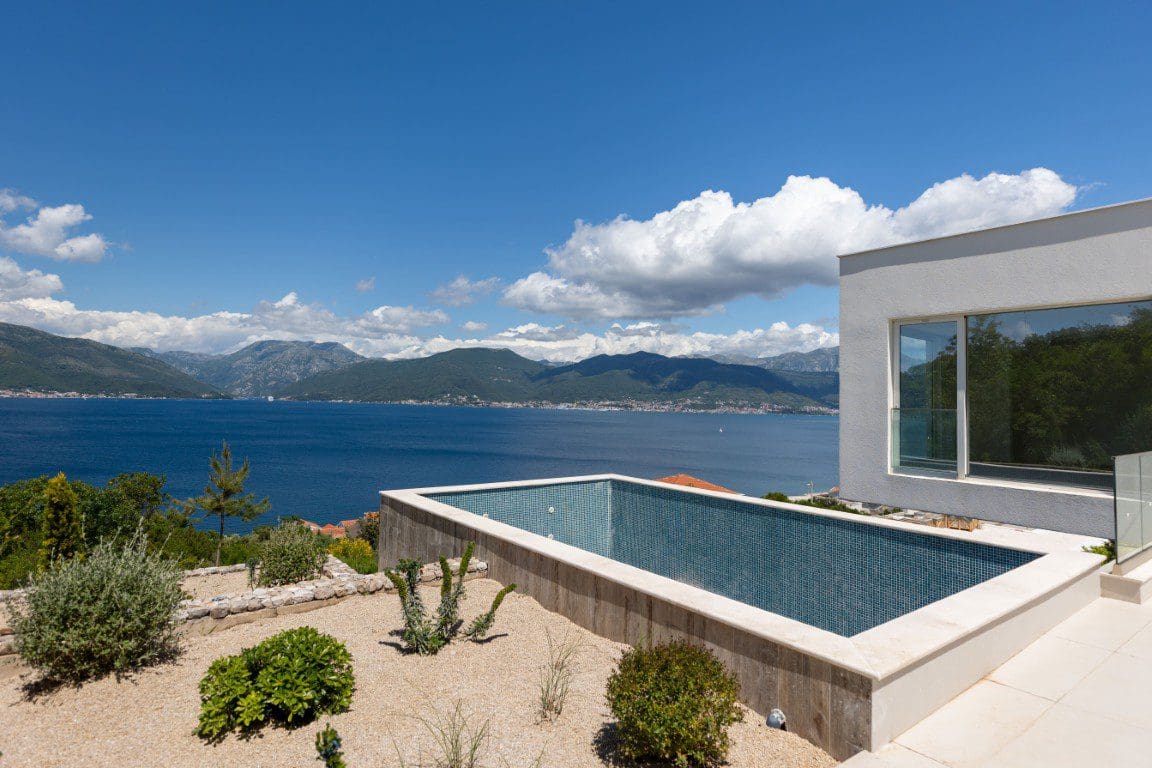 🏡Modern Villa Sea View Krašići – 328 m² Luxury New Build — Montenegro