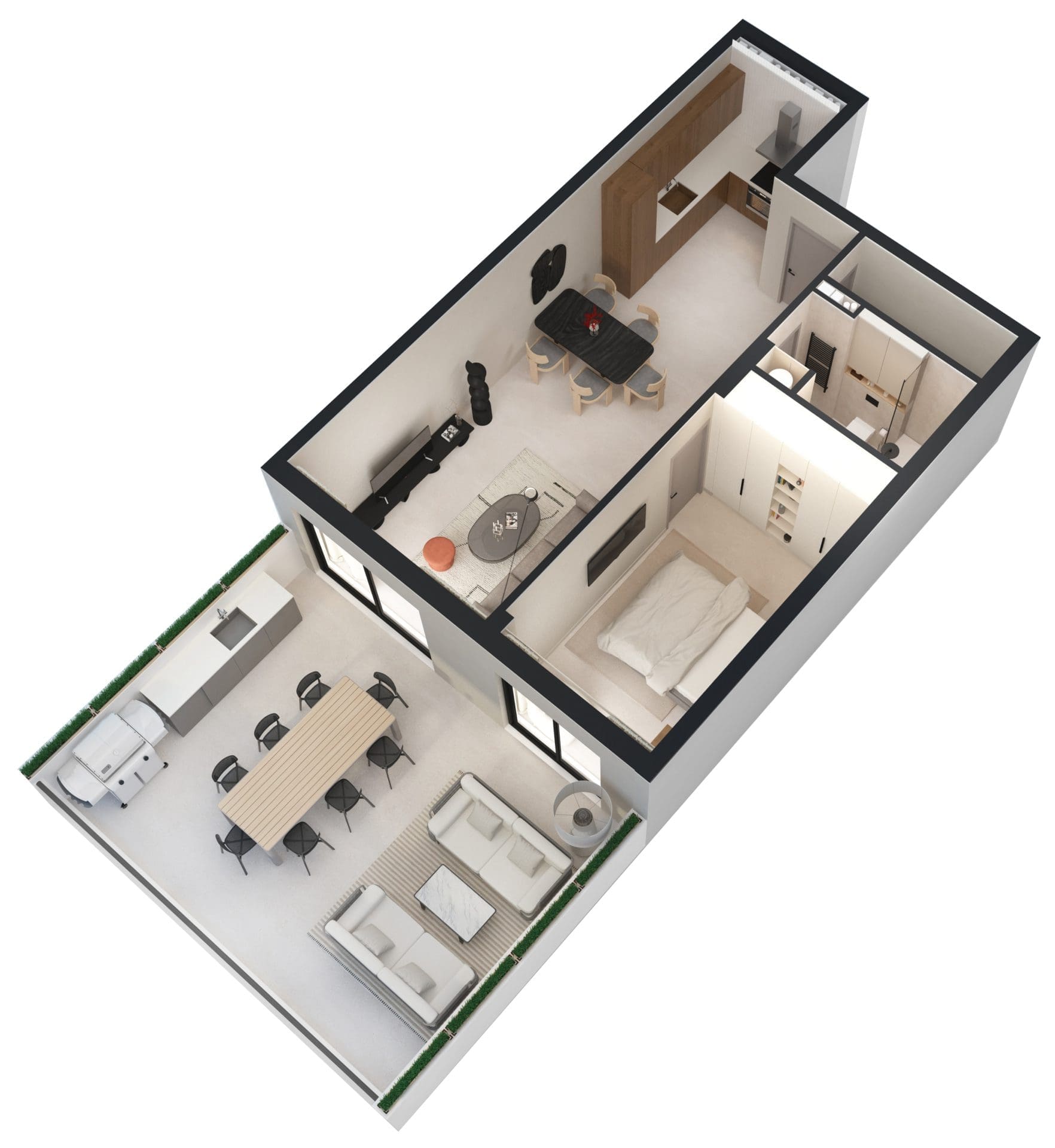 🏡House by the Sea Tivat – Luxury Apartments with Sea Views — Montenegro