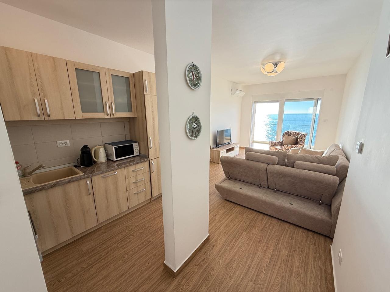 Apartment for Sale in Dobra Voda – First Sea Line - Legalized — Montenegro