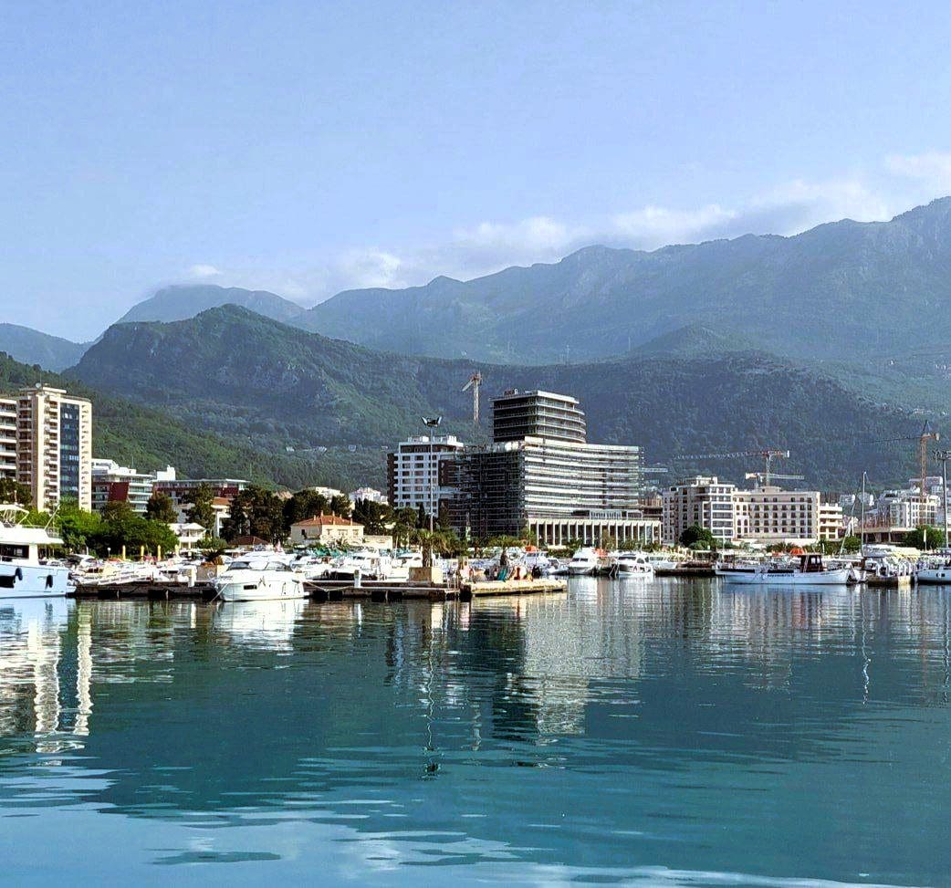 new luxury buildings on Budva coastal area