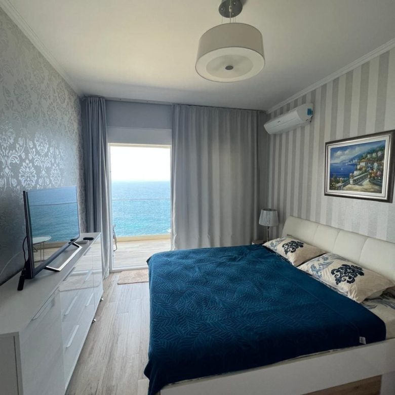 Furnished 2-Bedroom Waterfront Residence — Pool, Private Beach & Parking, 5 km from Bar — Montenegro