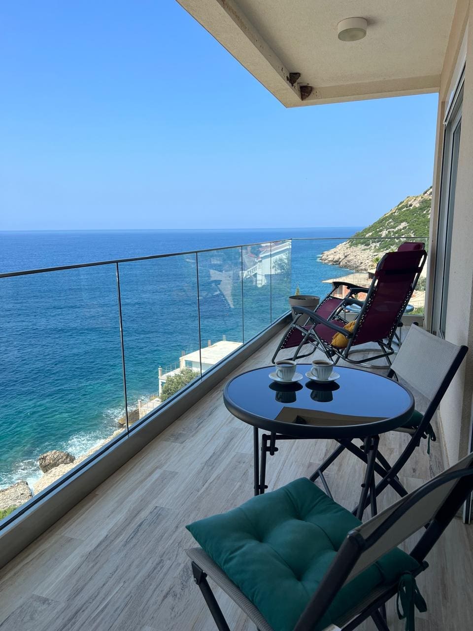 Furnished 2-Bedroom Waterfront Residence — Pool, Private Beach & Parking, 5 km from Bar — Montenegro