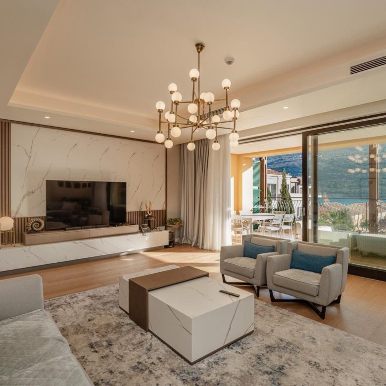 2 Bedroom Apartment for Sale in Portonovi — 171.6 m², Sea View, One&Only Resort, Montenegro
