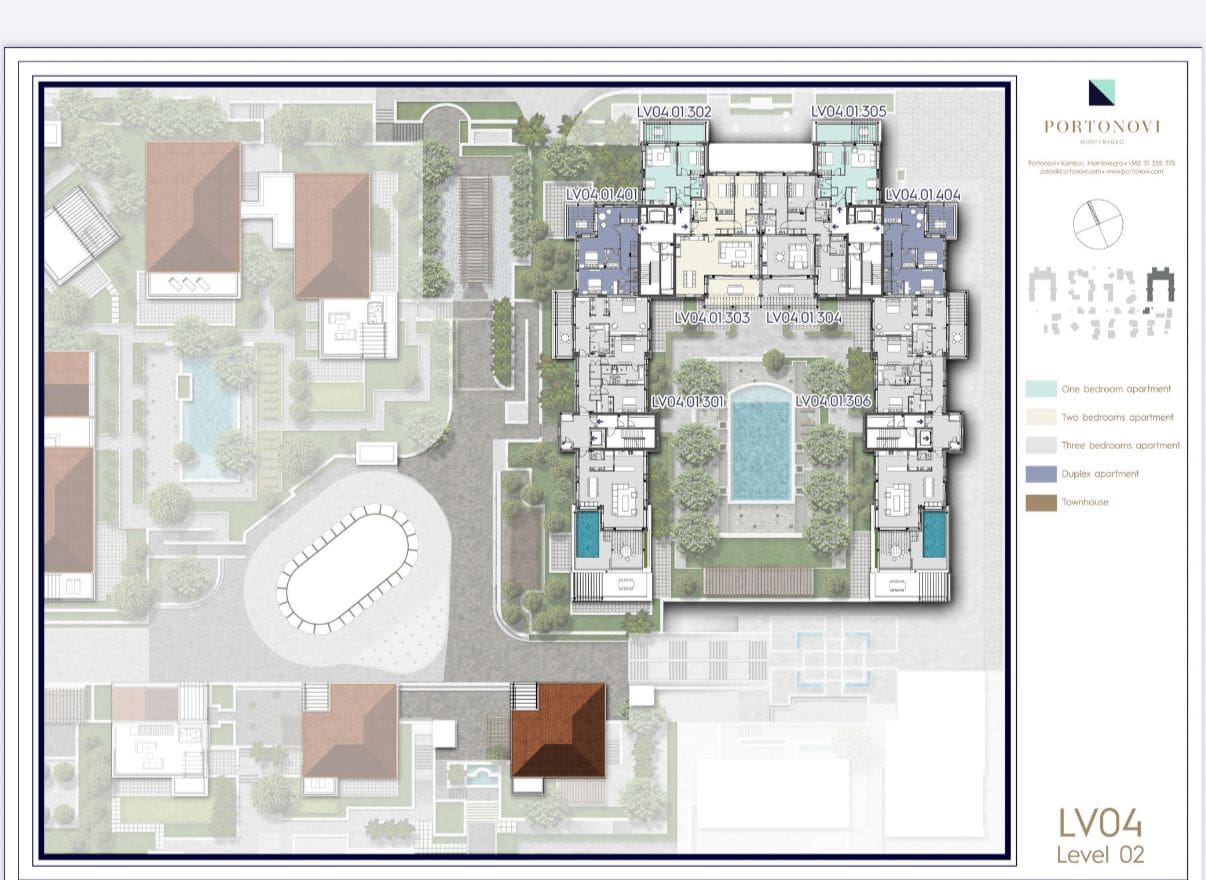 2 Bedroom Apartment for Sale in Portonovi — 171.6 m², Sea View, One&Only Resort, Montenegro