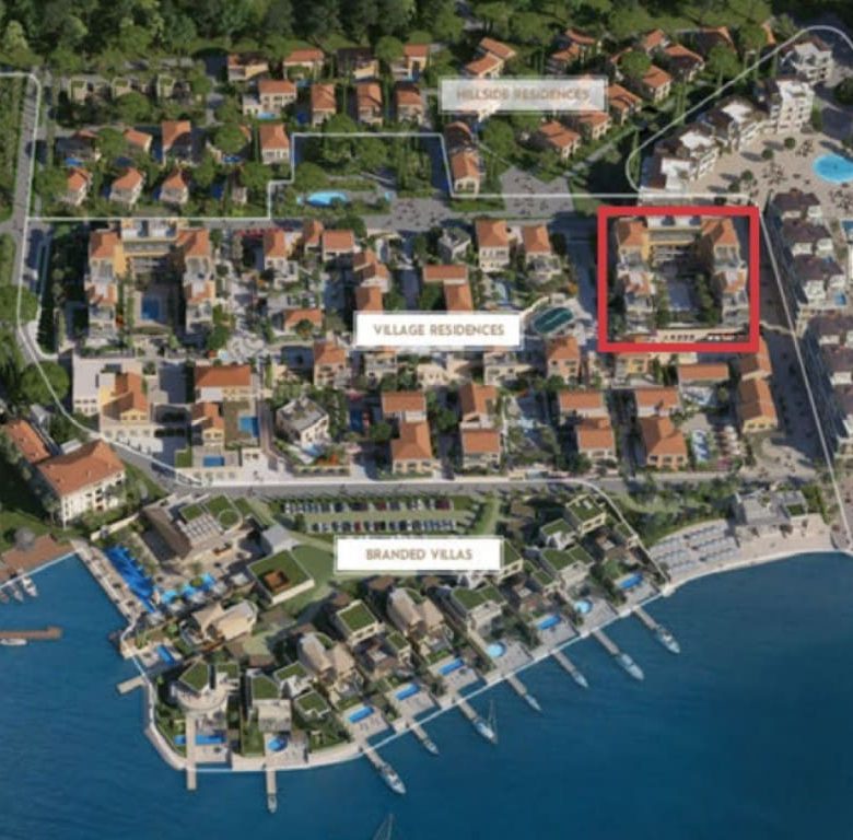 Portonovi'de Satılık Daire — 4. Kat, 87.7 m², Chenot Espace SPA & One&Only Erişimi — Karadağ