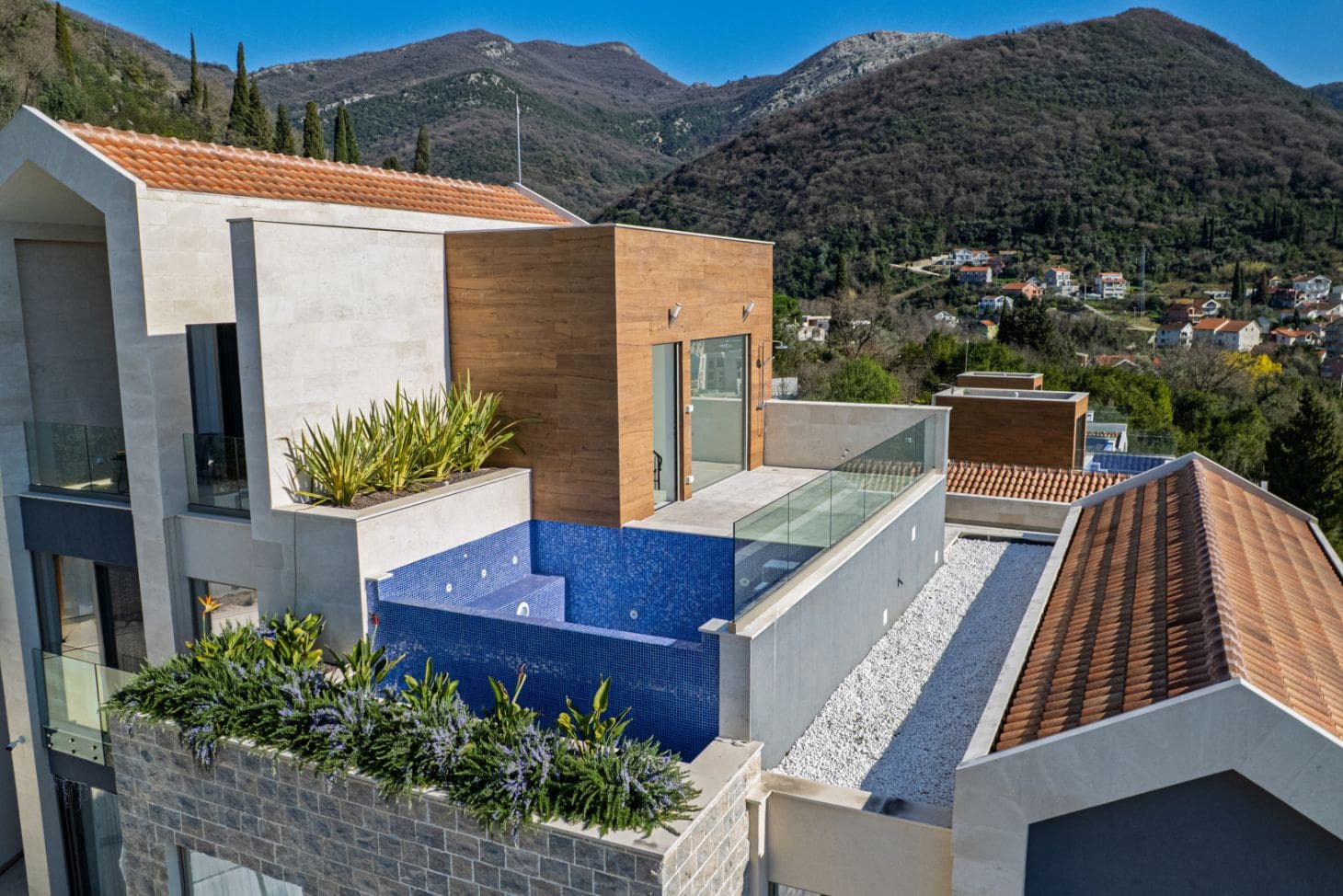 Lastva Park Townhouses Tivat: Premium 240-350m² Homes with Private Pools — Montenegro