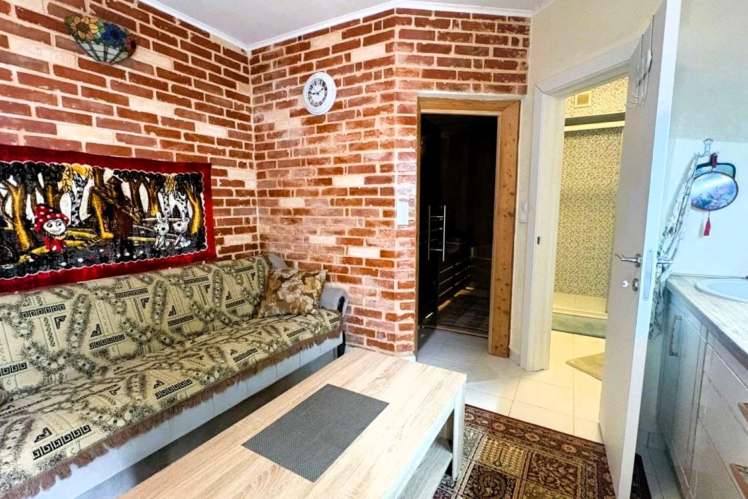 Lepetane Apartment with Sauna 180m² | Tivat Bay | 50m Beach — Montenegro